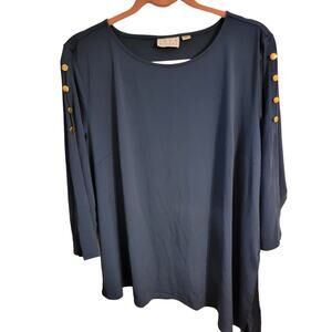 Joan Rivers Blue top XL